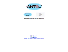 Tablet Screenshot of antel.it